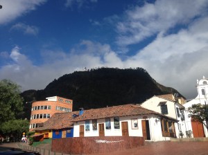 Monserrate on a clear day, with no fire, was ever elusive to our hiking attempts