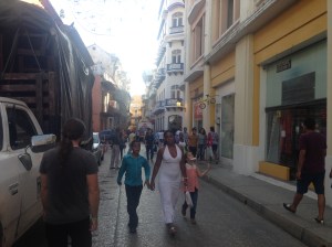 The streets in Cartagena's centro historico are always full of people.